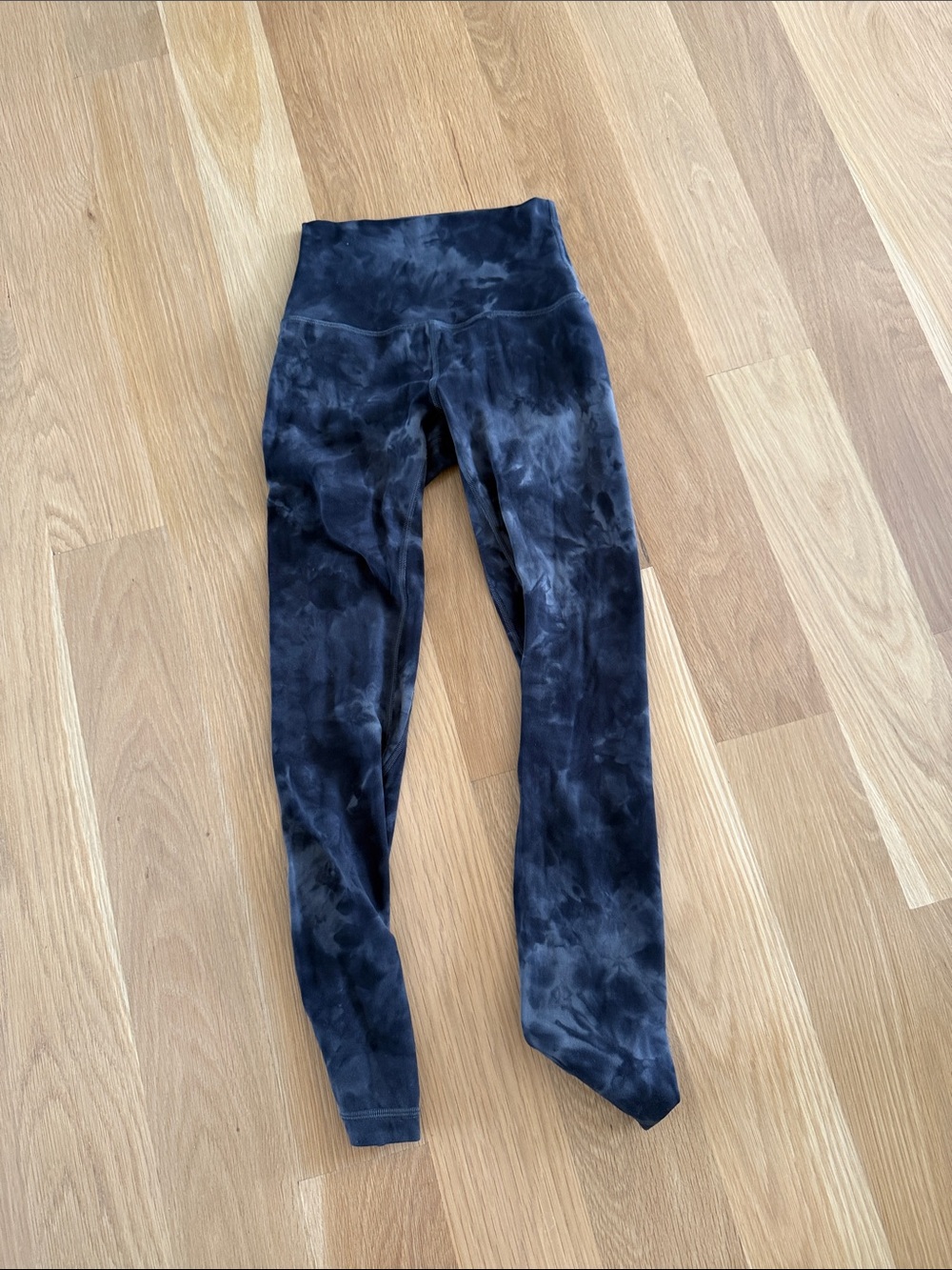 lululemon athletica Black Tie-Dye High-Rise Diamond-dye Leggings